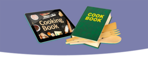Cook book graphic