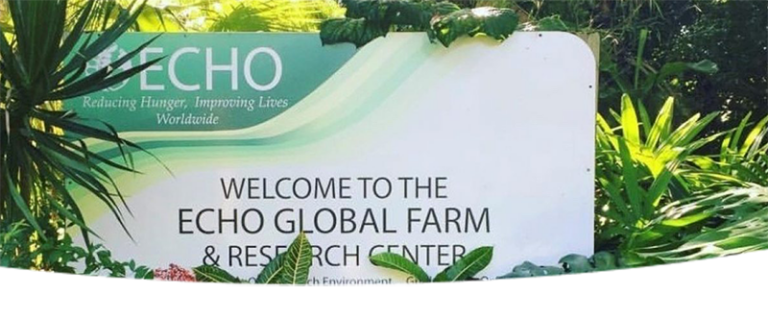 Echo Global Farm company sign